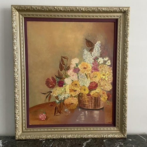 Art signed painting oil - signed, board