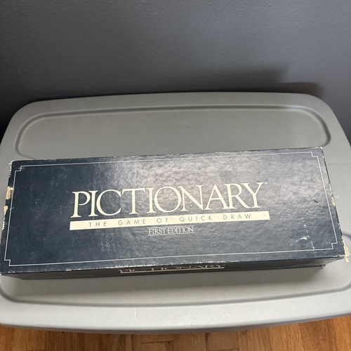 Vintage pictionary game first - game,