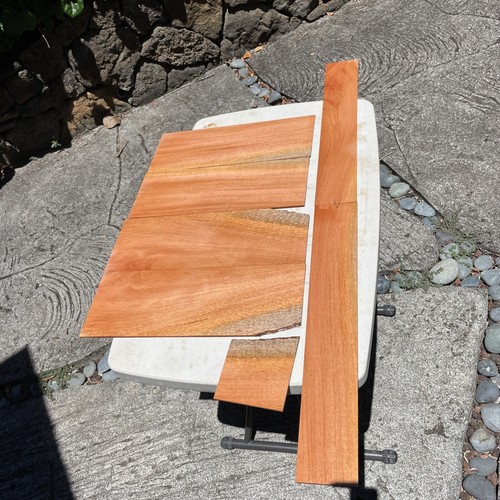 Figured true mahogany - figured,