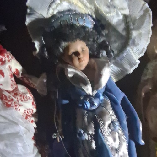 Porcelain girl doll - porcelain,