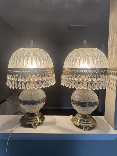 Vintage table lamps set - vintage,