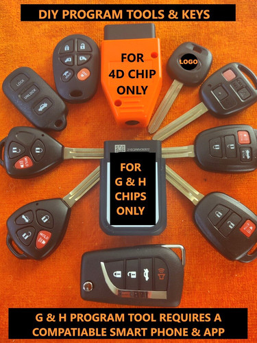 Remote fob keys - for, 2007-2021