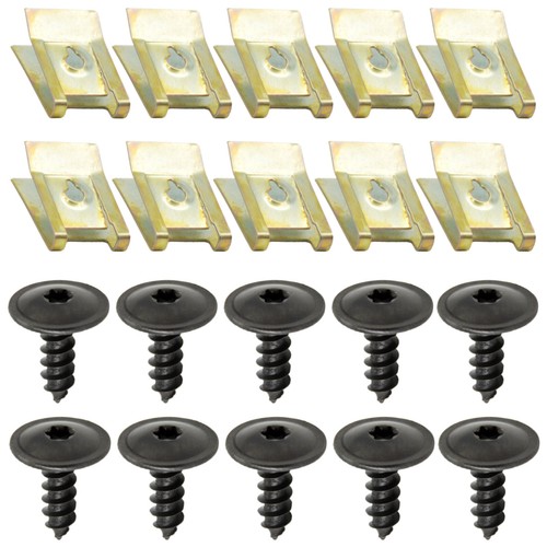 Body bolts nut - body, clips