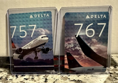 Delta airlines trading cards - delta,