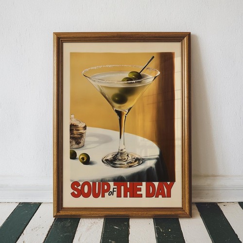 Dirty martini bar cart art - bar, |