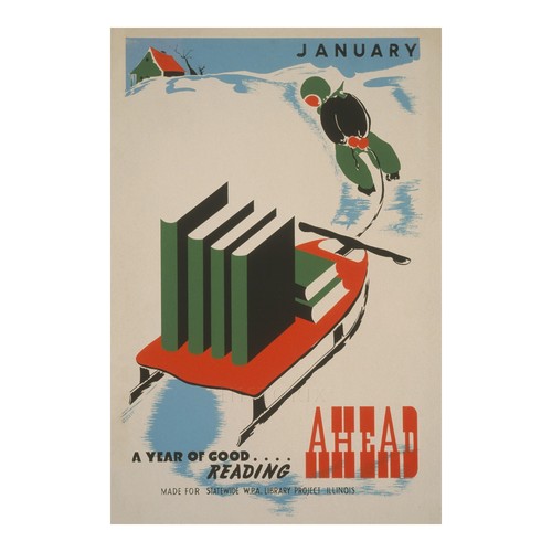 1941 wpa library art poster - 1941,