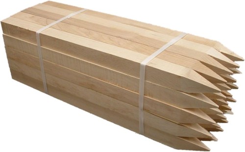 Foot wooden stakes - 4,