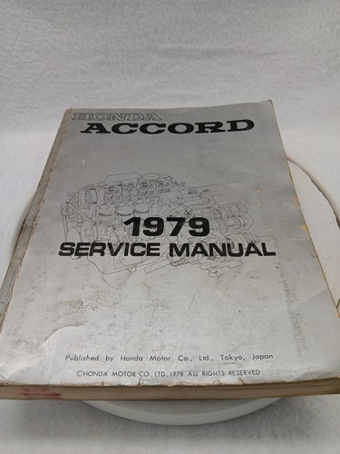 Honda accord cvcc 1979 oem - accord,