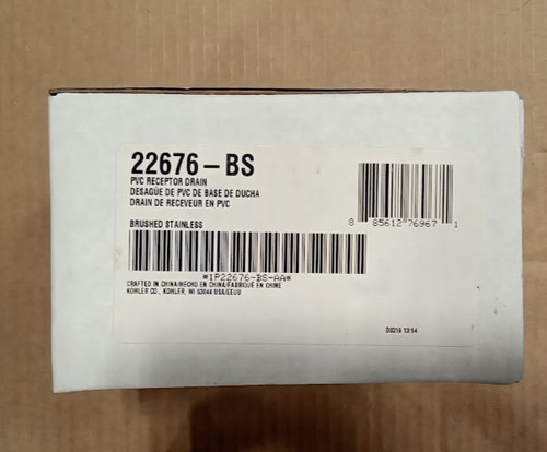 Kohler round pvc shower - cl,