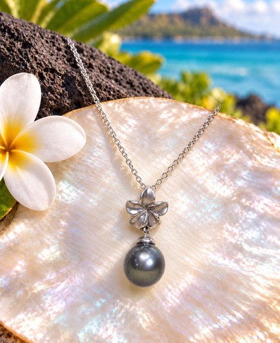 14k white gold - gold, pearl