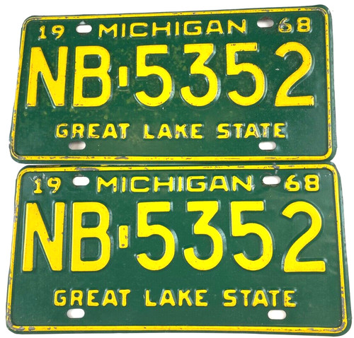 Vintage 1968 michigan auto - vintage,