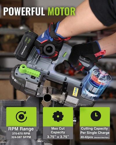 Workpro 20v cordless band - 20v, saw
