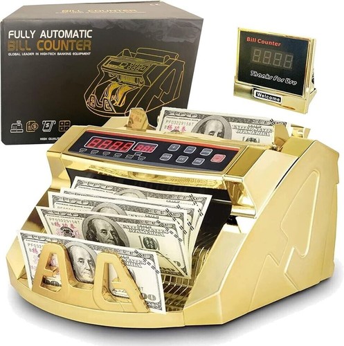 Gold money counter plated - gold,