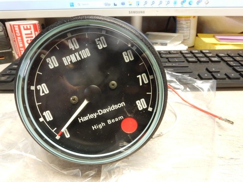 Nos harley davidson red - red, dot
