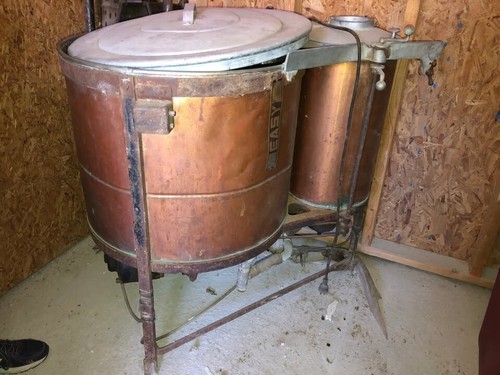 Antique copper wringer - copper,