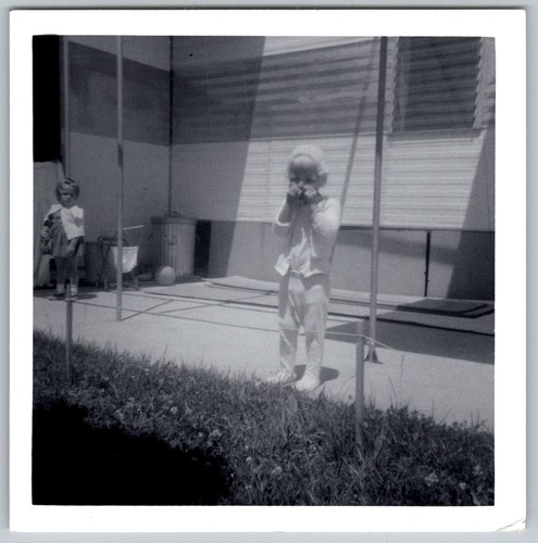 Vtg snapshot toddler - snapshot, in
