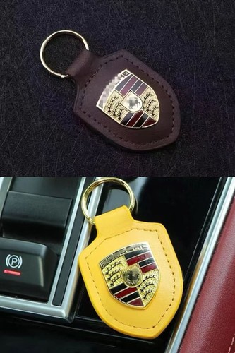 Porsche crest leather - porsche,