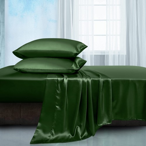 Manyshofu satin queen sheets - manyshofu,