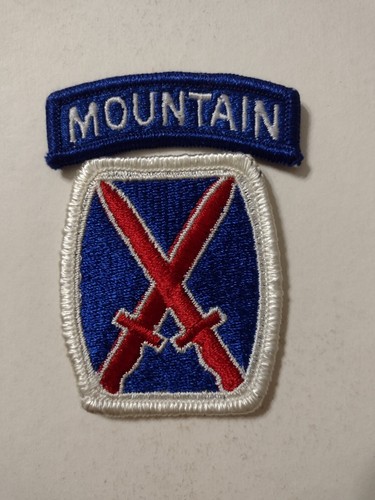 Army patch 10th - patch,