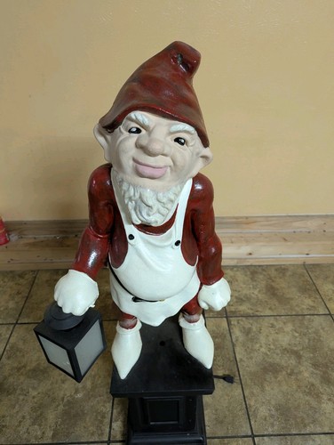 Giant tall gnome statue - giant,