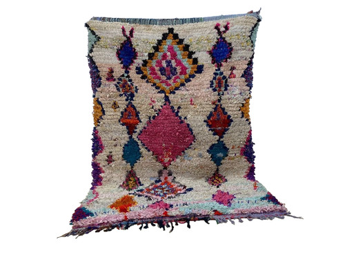 Moroccan boucherouite vintage - moroccan,
