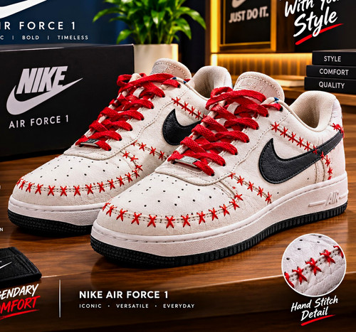 Nike air force low top - nike, lace