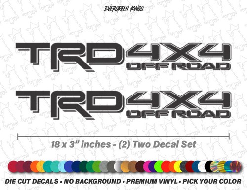 Trd 4x4 off road decal - off,