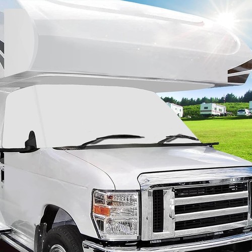 White windshield cover - rv,
