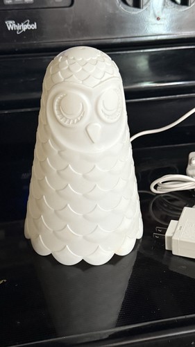 Ikea solbo white owl table - ikea, 9"