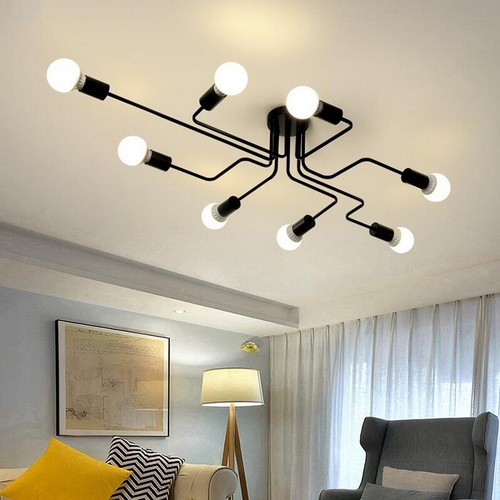 Retro sputnik chandelier black - chandelier,