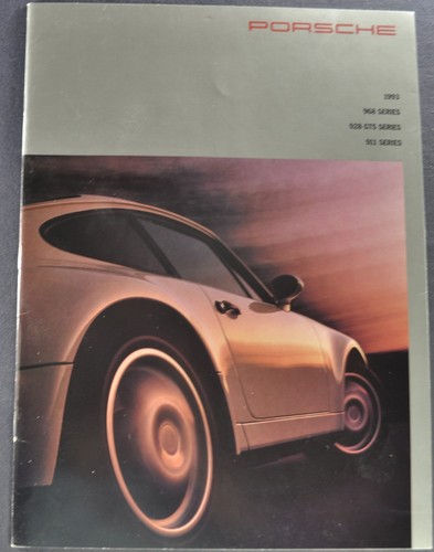 1993 porsche brochure - porsche, 911
