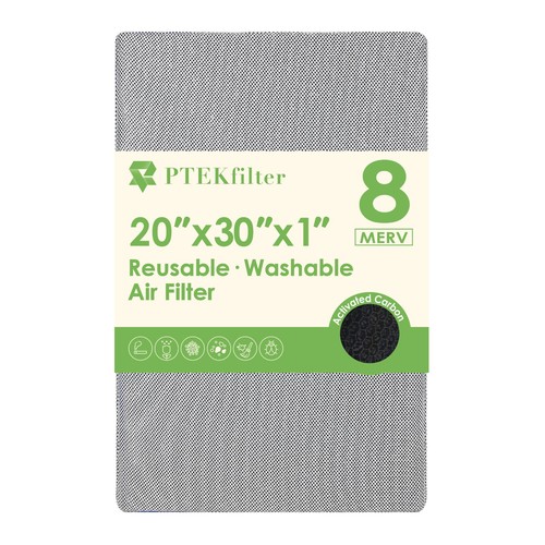 Ptekfilter 20x30x1 washable - 20x30x1,
