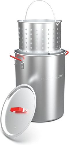 Aluminium turkey fryer - aluminium, qt