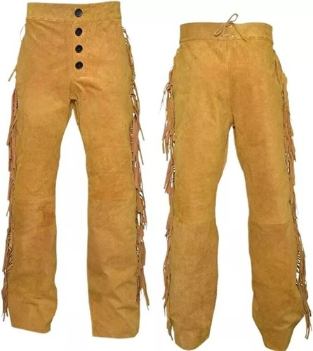 Mountain man fringe pants - fringe,