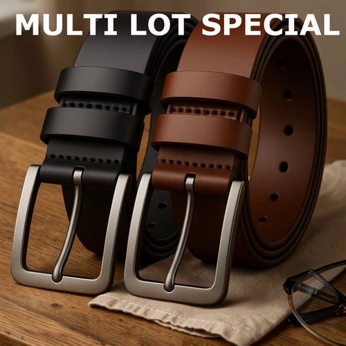 Men belt genuine leather - belt,