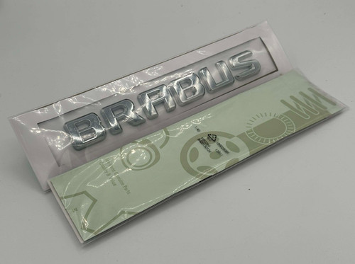Oem brabus emblem chrome rear - brabus,