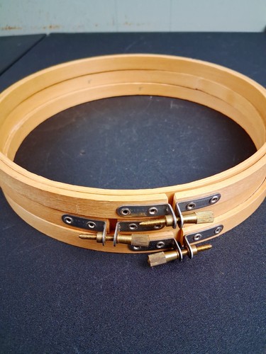 Vintage inch round wood - 8,