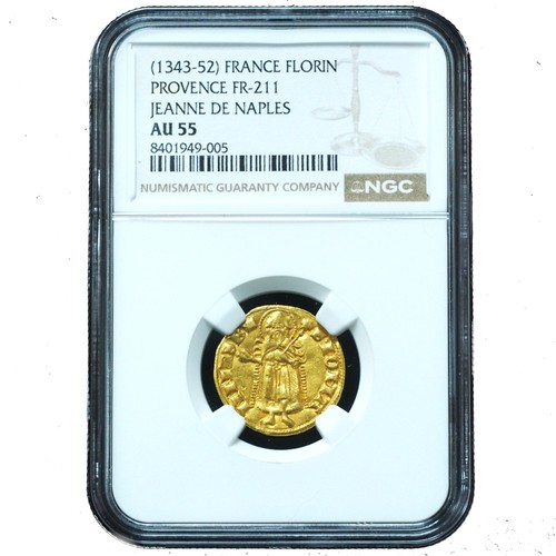 1343 france gold - france, florin