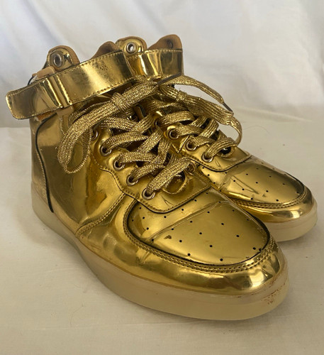 Hoverkicks gold high top - high, led
