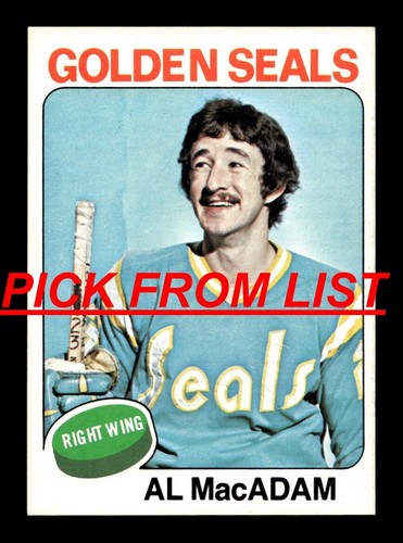 1975 topps hockey - hockey, 8-327