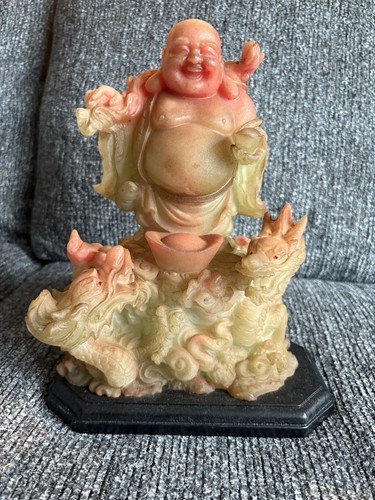 Hand carved chinese - yellow, and