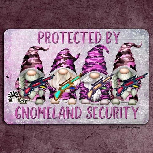 Gnomeland security gnomes with - security,