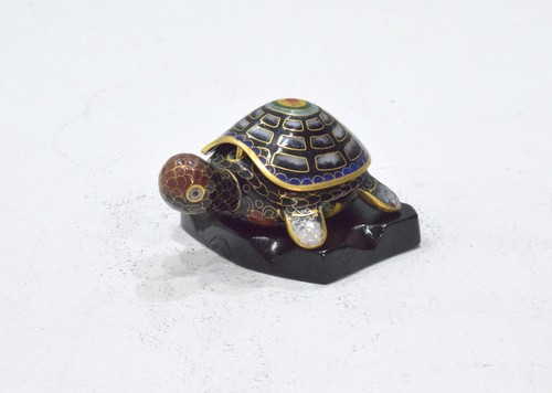Chinese cloisonne turtle - chinese,
