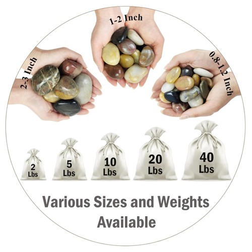 Large river rocks lbs - rocks, 40