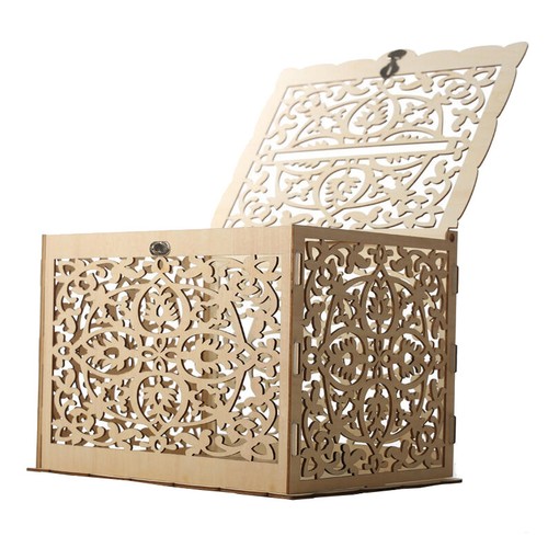Diy wedding card box - card, rustic