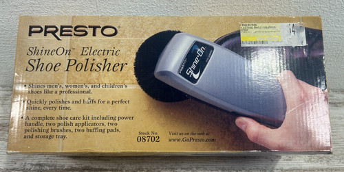 Presto shine electric shoe - on,