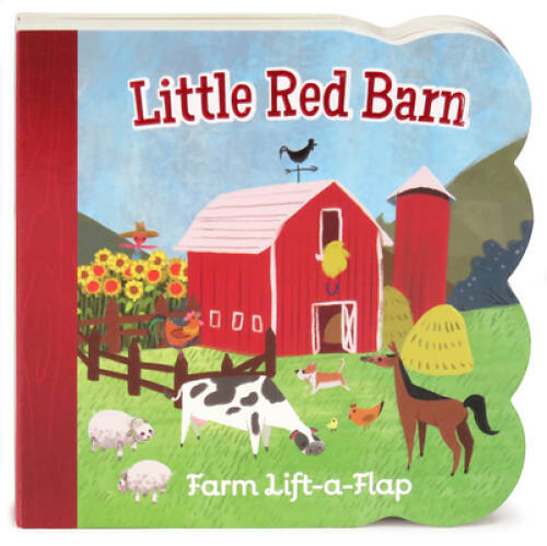 Little red barn lift flap - red, barn:
