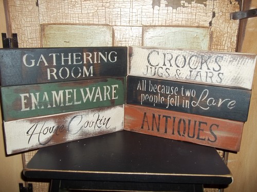 Wood signs many styles country - wood,