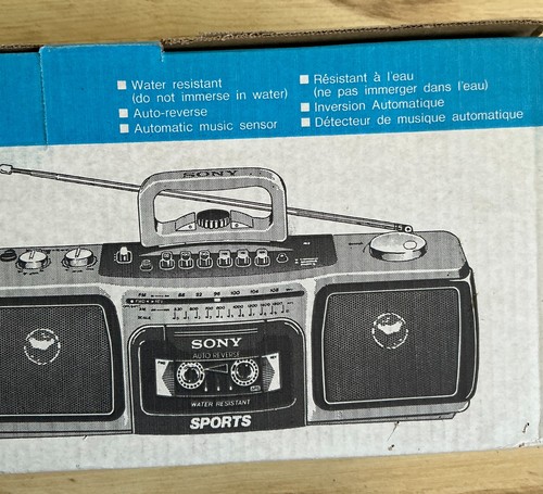 Sony cfs 930 boombox fm - boombox, am/fm