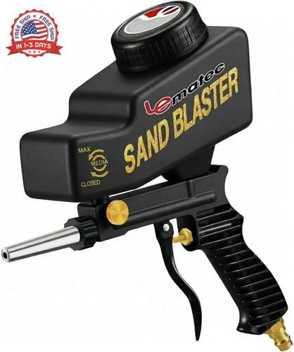 Portable sand blaster gun - sand,